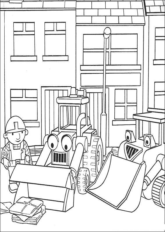 Bob The Builder And Friends Coloring Page