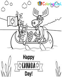 Canada Day Coloring Pages