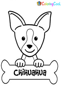 Chihuahua Coloring Pages