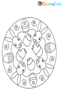 Easter Mandala Coloring Pages