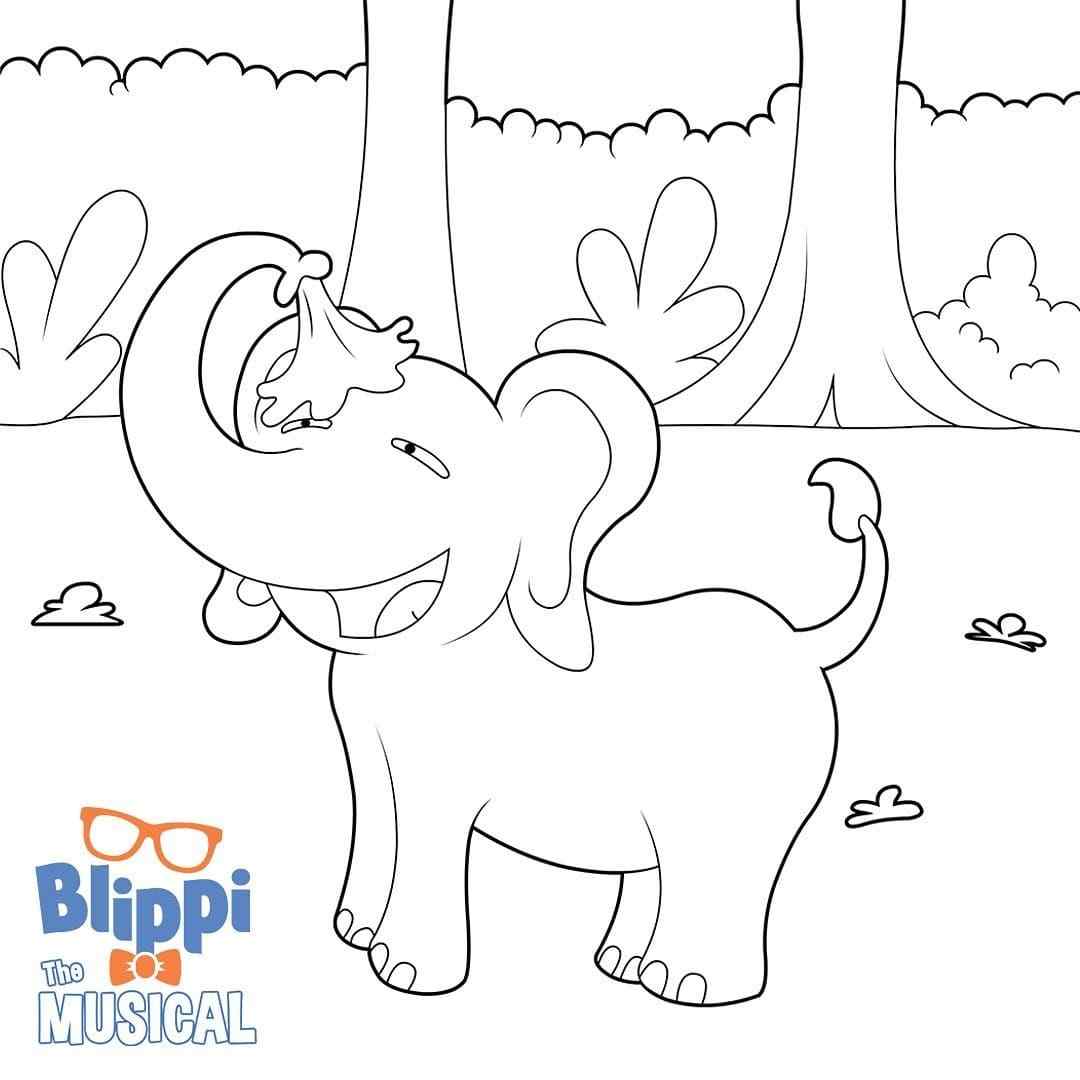 Elephant Blippi