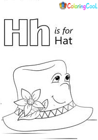 Letter H Coloring Pages