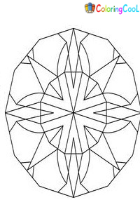 Kaleidoscope Coloring Pages