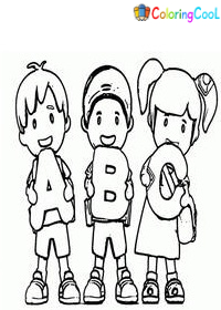ABC Coloring Pages