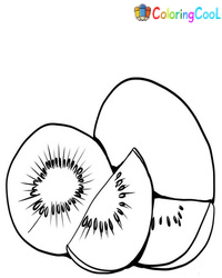 Kiwi Coloring Pages
