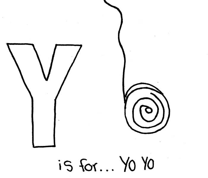 Printable Letter Y Is For Yo Yo