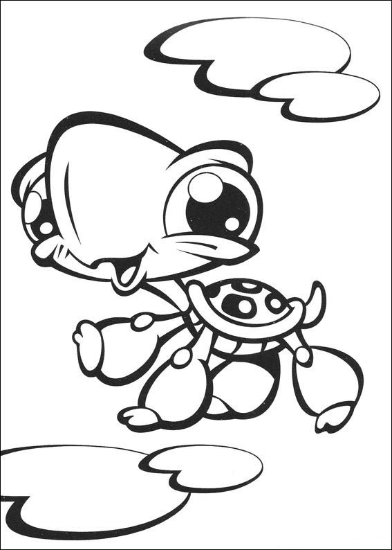 Littlest Pet Shop To Draw Coloring Page