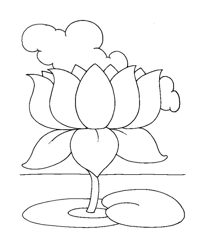 Printable Flower Lotus