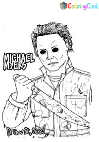 Michael Myers Coloring Pages