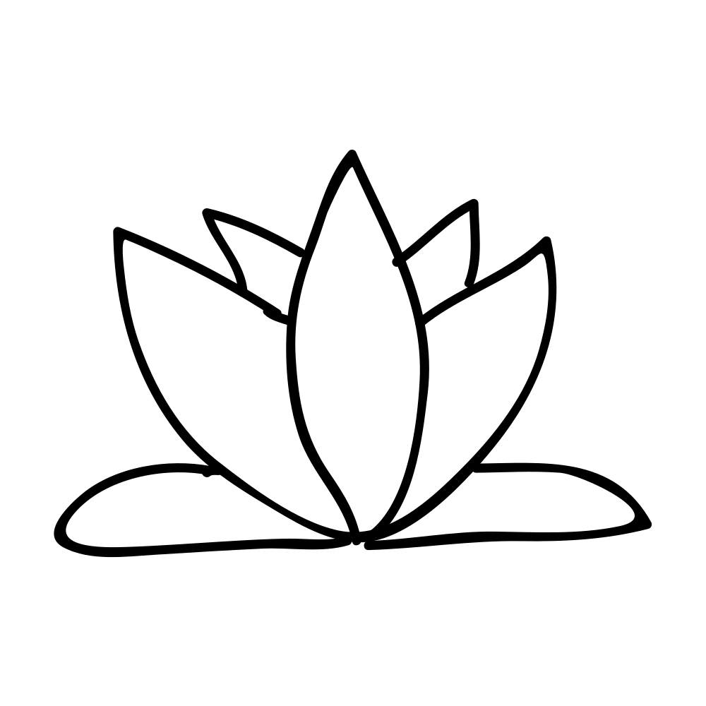 Draw Lotus For Kids