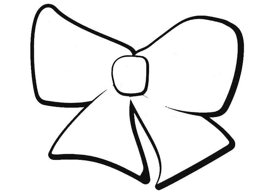 New Bow Coloring Page