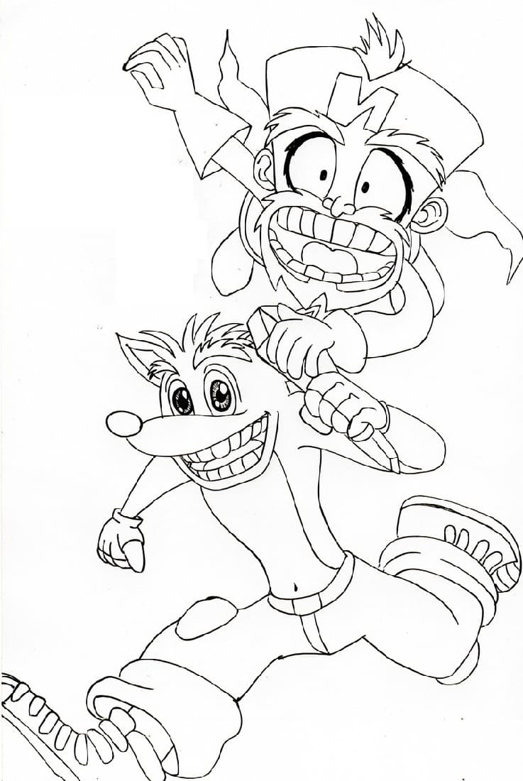 Crash Bandicoot Ride Together