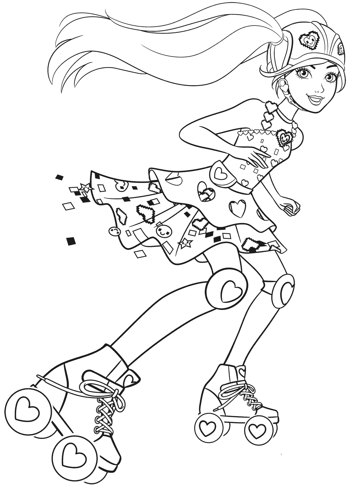 Princess Video Games Coloring Pages   Coloring Cool