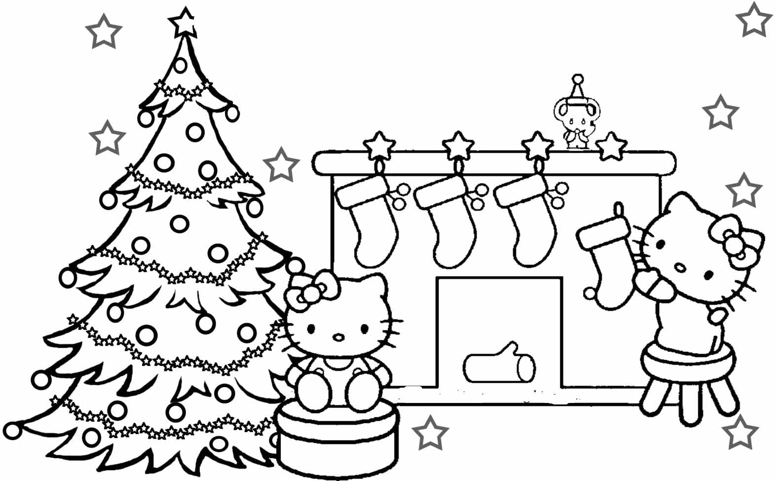 Ready For Christmas Coloring Pages   Coloring Cool