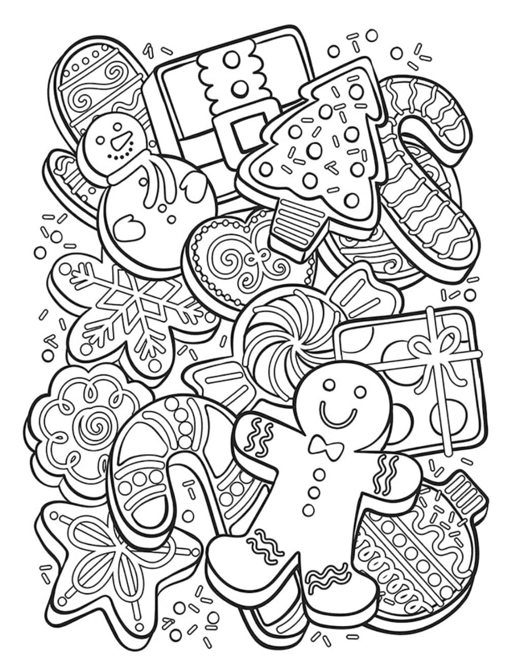 The Most Popular Christmas Coloring Page