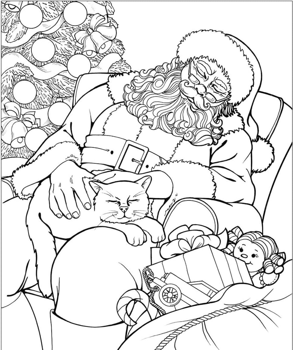 GiftsTo The Kids Coloring Page