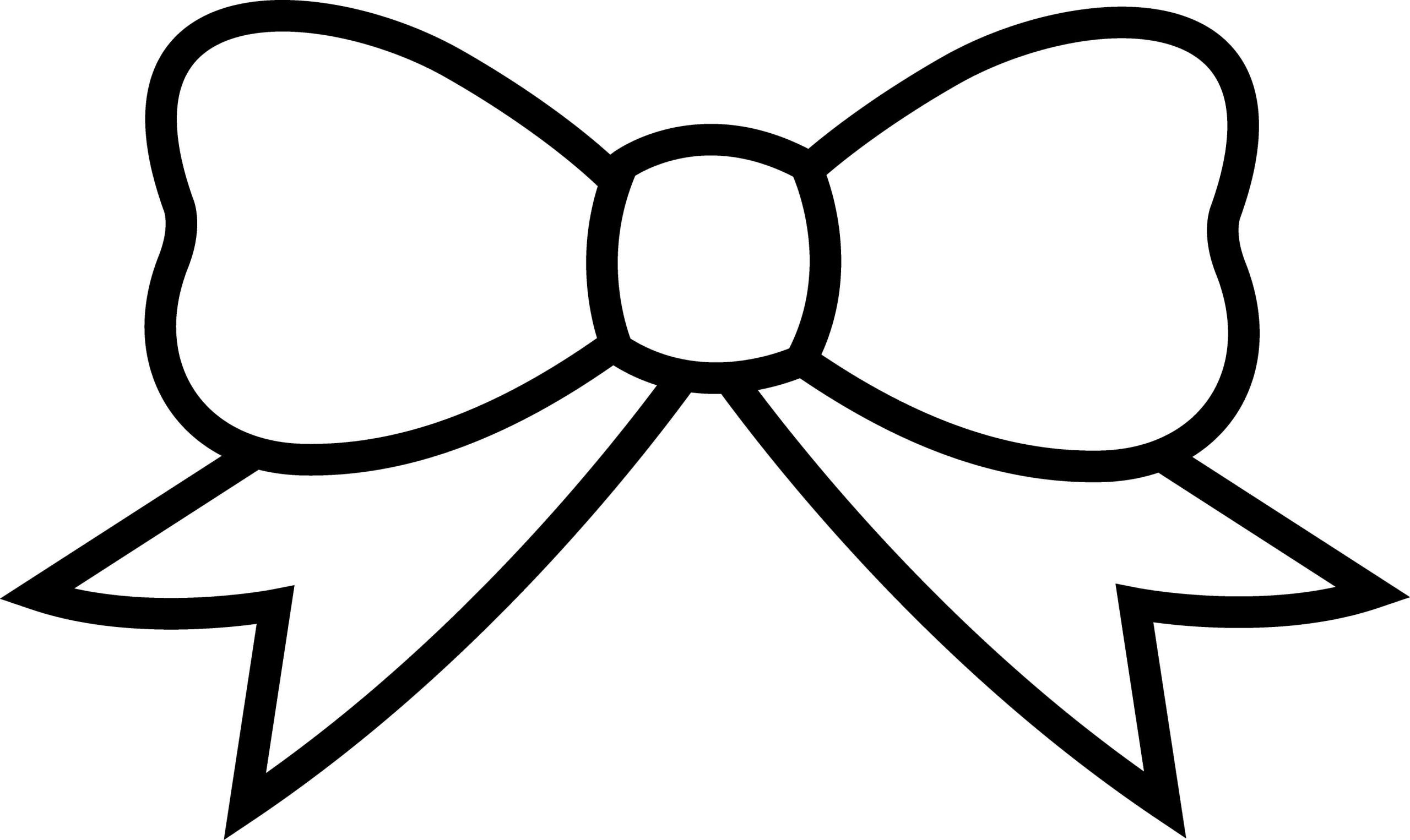Very Big Bow Coloring Page