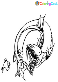 Viperfish Coloring Pages