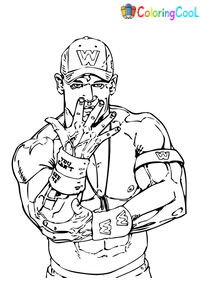 WWE Coloring Pages