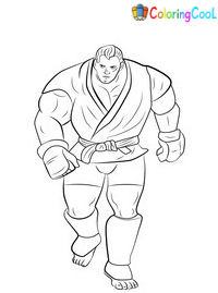 Street Fighter Coloring Pages