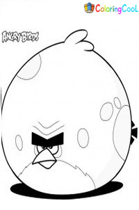 Раскраски Angry Bird
