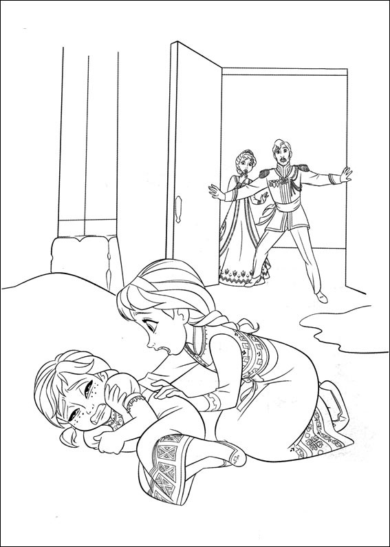 Baby Anna Died Of Cold Coloring Page