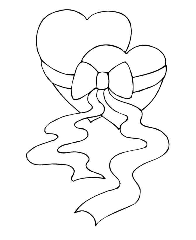Best Bow Coloring Page