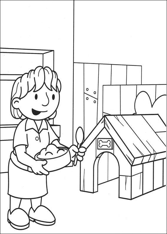 Print Bob The Builder Coloring Page