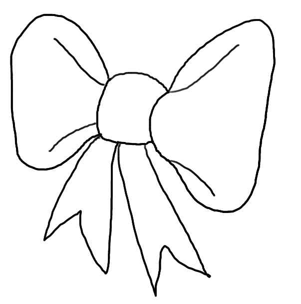 Bow Only Coloring Page
