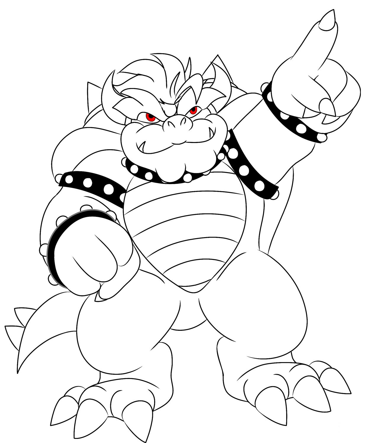 Bowser Pointing