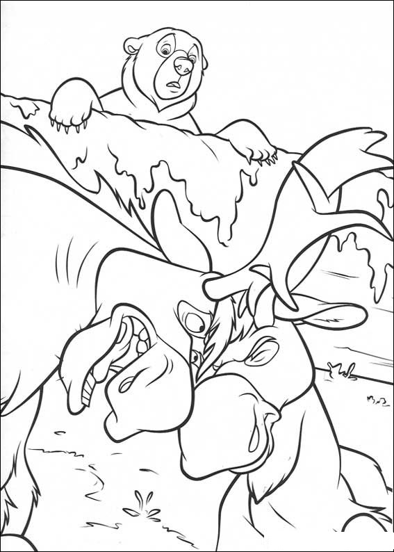 Brother Bear Look Down Coloring Page