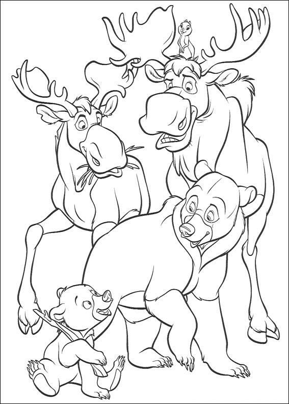 Some Brother Bear Coloring Page