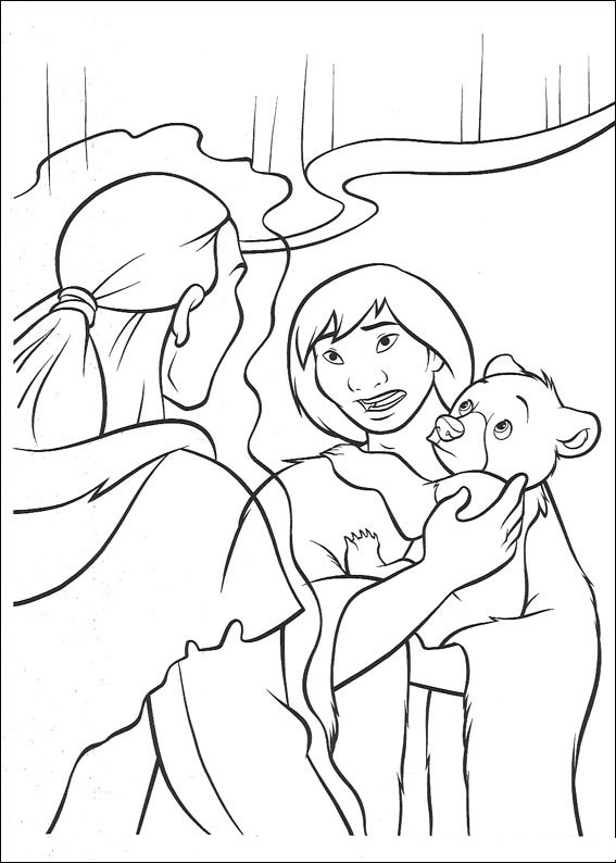 New Brother Bear Coloring Page