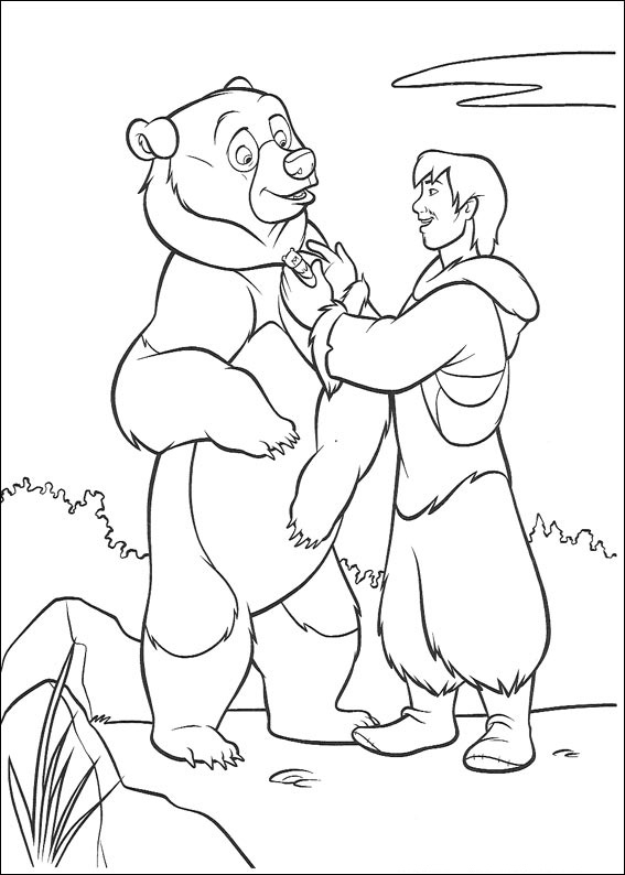 New Brother Bear Coloring Page