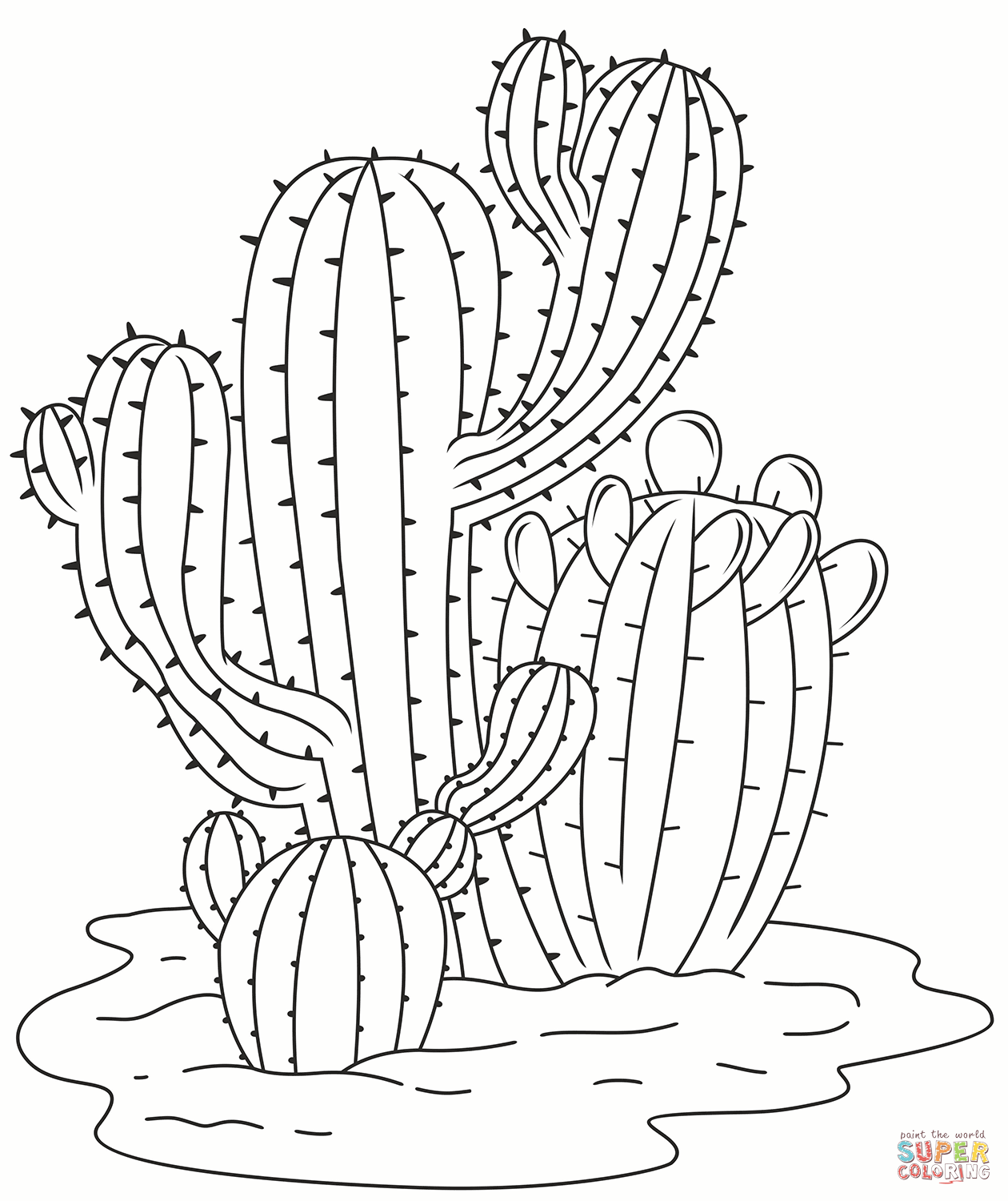Printable Cactus For Kids
