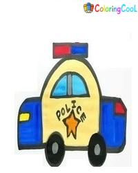 The Best Police Car Coloring Images For Kids Coloring Page