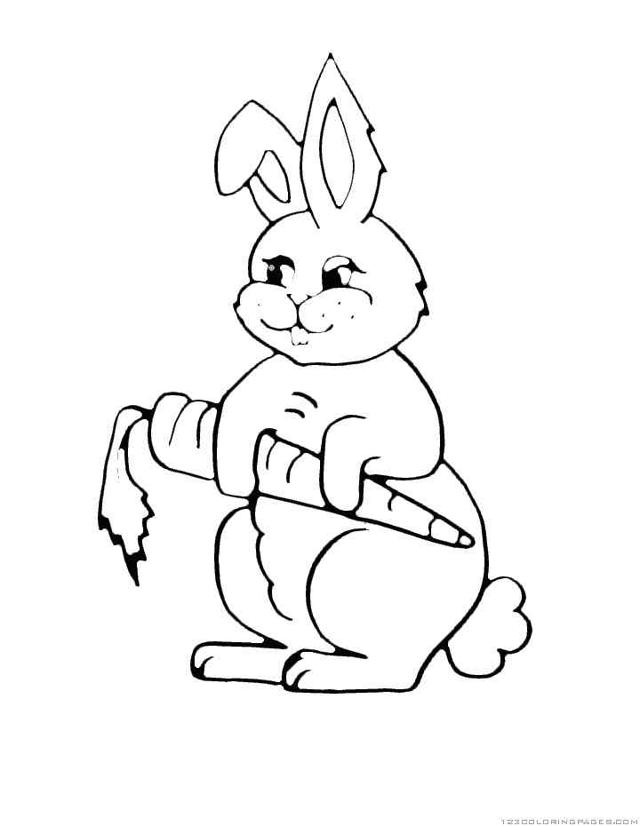 Print New Carrot For Child Coloring Page