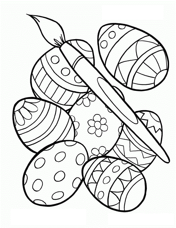 Design Easter Egg Cool Coloring Page