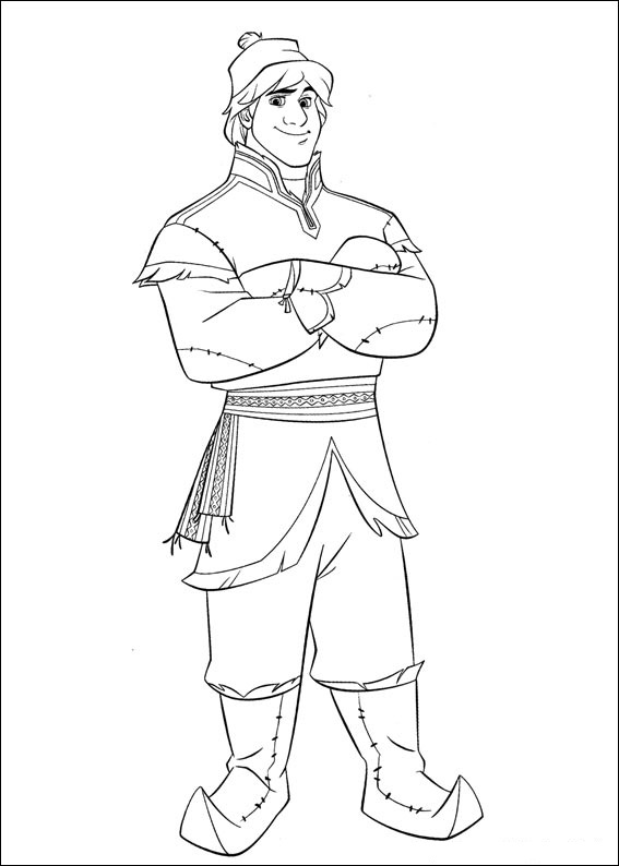 Prince Kristoff Coloring Page