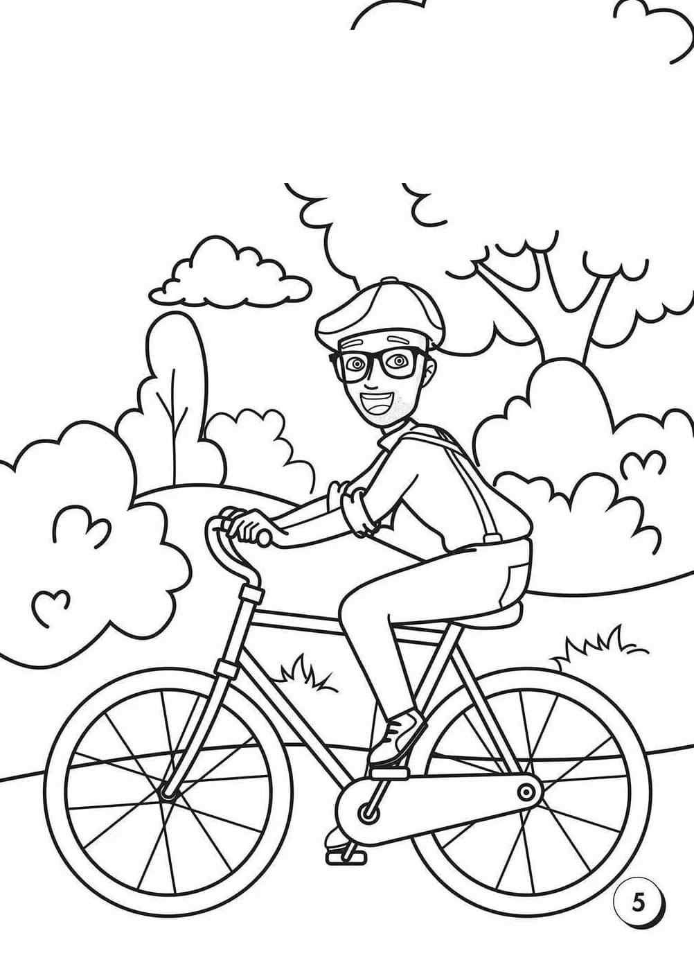 Blippi Loves To Ride A Bike