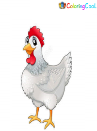 Collection Of Hen Coloring Pages For Kids Coloring Page