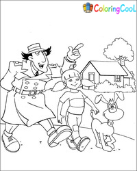 Inspector Gadget Coloring Pages