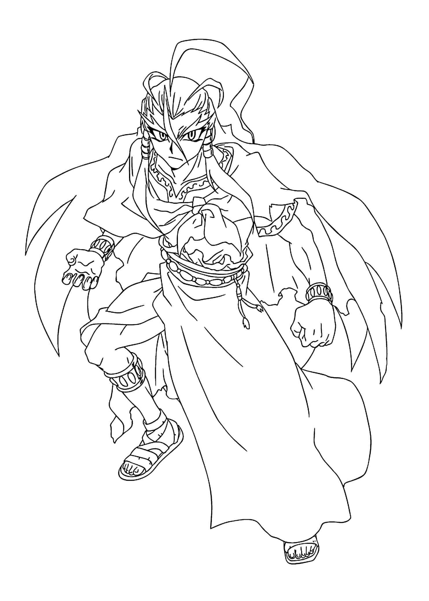 Blade With ChildrenIdol Coloring Page