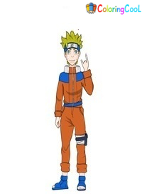 Collection Of Naruto Coloring Pages For Kids Coloring Page
