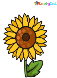 The Most Beautiful Sunflower Coloring Pages For Kids