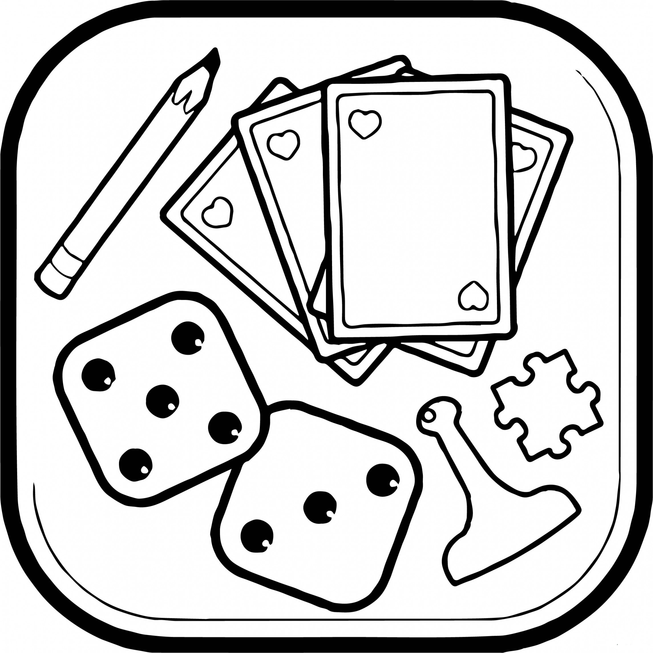 Dice Video Game Coloring Pages   Coloring Cool