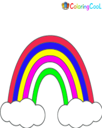 Rainbow Coloring Pages For Kids Coloring Page