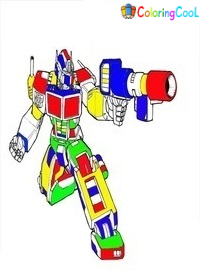 Robot Coloring Pages Collection For Boys