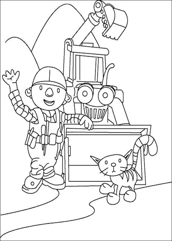 Scoop Bob And Bilchard Coloring Page