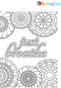 Stress Relief Coloring Pages